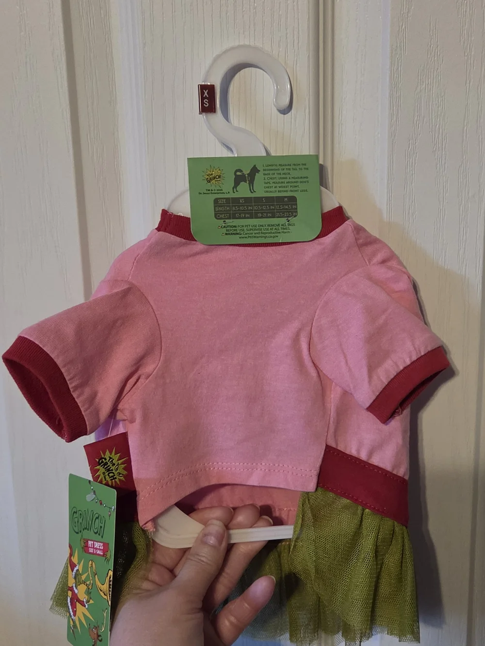 Grinch XS Pink 